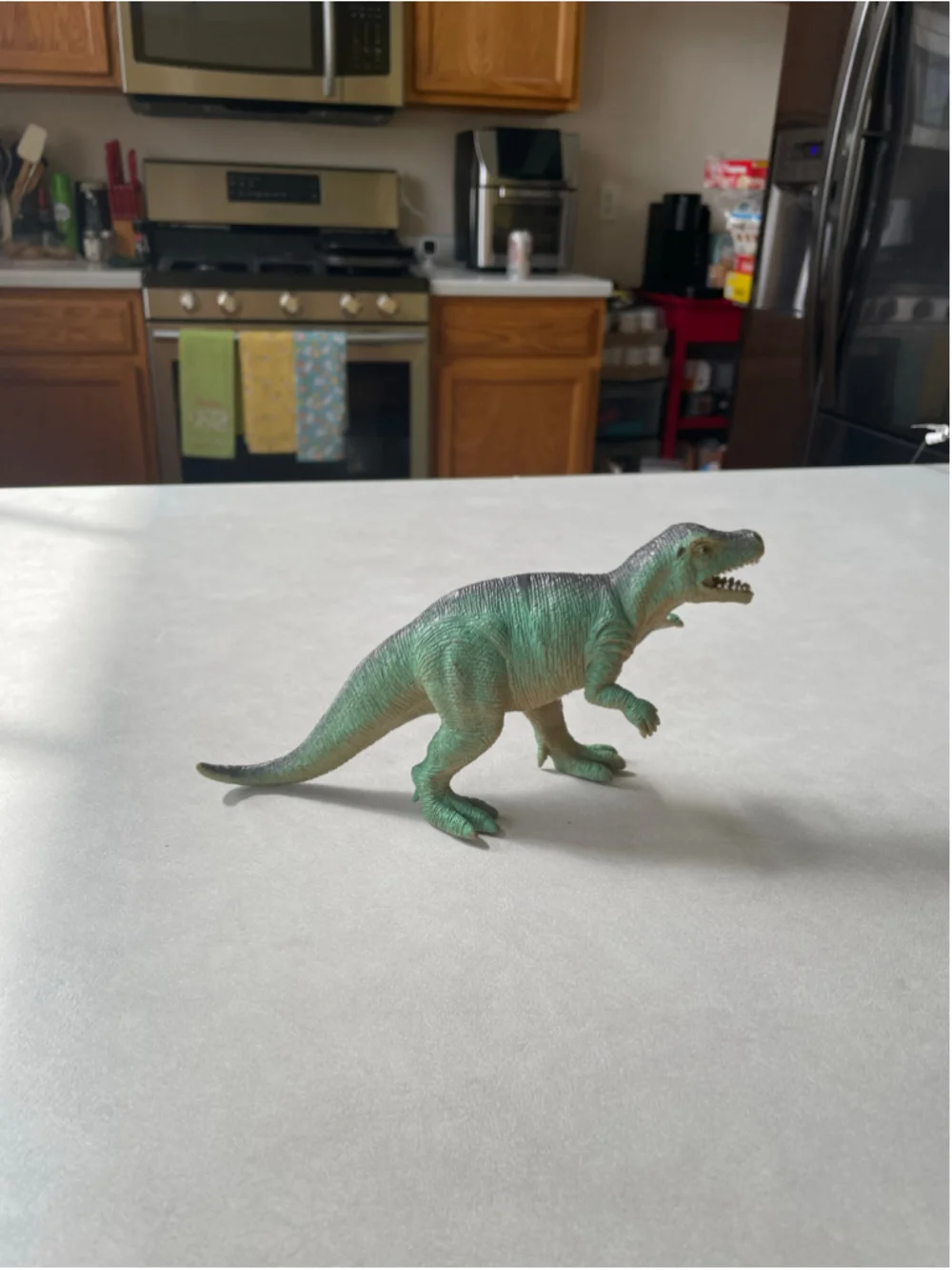 Kid Galaxy Dinosaur Toy Figure Majungasaurus T Rex Poseable Dinosaur